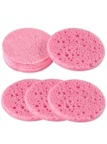 20 Stück Natürliche Gesichtsschwämme, Beauty-spa-schwämme Für Gesichtsreinigung, Peeling Und Make-up-entferner, Ideal Für Zuhause Und Reisen.