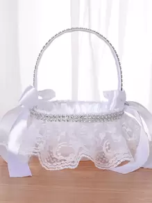 花童籃 - 白色 - 查看 4