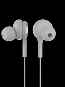 馬卡龍顏色耳朵3.5毫米有線耳機帶麥克風和遊戲控制,帶Type-C至3.5毫米適配器,合適的適用於表面設備