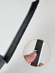 1 Bàn chải làm sạch khe hở đa chức năng, Thích hợp để làm sạch các khe cửa sổ, mối nối gạch và khe hở phòng tắm, v.v. - màu đen - Xem 4