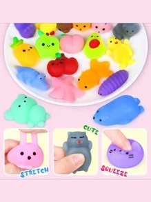 50pcs Random Style Mochi Squishy Toys - Multicolor - View 10