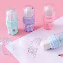 1個隨機創意雙功能削鉛筆器和橡皮筆擦,學生文具獎品禮物