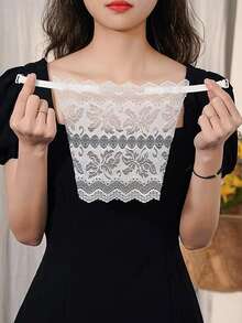 Vòng cổ giả nữ - trắng - Xem 2