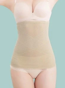 1 件轻质透气网眼束腰带，瑜伽压缩束腰带，健身弹力腰带，网眼透气束腰带