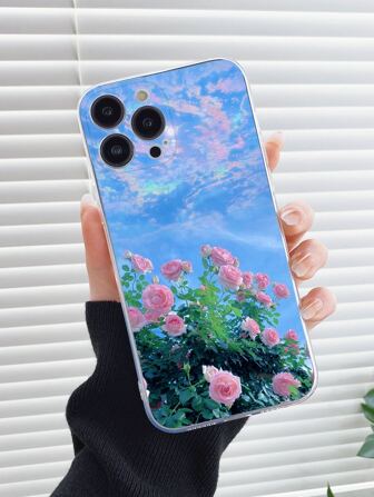 花卉圖案手機外殼