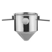 choxila 1pc Pour Over Coffee Dripper, Portable Stainless Steel Reusable Coffee Filter, Collapsible Coffee Dripper, Foldable Coffee Maker for Home Office Travel - Silver - View 9