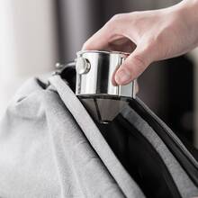 choxila 1pc Pour Over Coffee Dripper, Portable Stainless Steel Reusable Coffee Filter, Collapsible Coffee Dripper, Foldable Coffee Maker for Home Office Travel - Silver - View 6