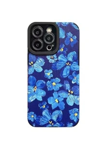 Floral Phone Case - Blue - View 2