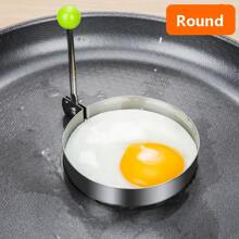 1pc Stainless Steel Fried Egg Ring Mold For Cooking Heart & Egg Shaped Fried Eggs