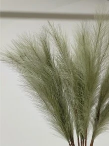 3,62FT 3 în 1 iarbă artificială de pampas mare, moale și pufoasă, floare artificială lungă, stuf artificial din plastic, 1 plantă artificială pompoasă verde măsliniu, floare artificială falsă, iarbă decorativă boho din stuf pentru umplerea vazei, decor de casă, petrecere de nuntă, decor de petrecere de toamnă, decor de sufragerie, decor de masă pentru recoltă, decor, decor de Halloween sau de Ziua Recunoștinței, decorațiuni de Crăciun pentru brad/cunună, Ziua Îndrăgostiților, cadouri pentru ziua de naștere, absolvire, decor de toamnă, toamnă