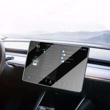 Kính cường lực Bảo vệ màn hình Đối với Tesla Mô hình Y 3 Bảng điều khiển trung tâm ô tô Chống chói HD Phim ảnh Sự bảo vệ Phụ kiện - Trong sáng - Xem 7