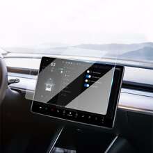 Kính cường lực Bảo vệ màn hình Đối với Tesla Mô hình Y 3 Bảng điều khiển trung tâm ô tô Chống chói HD Phim ảnh Sự bảo vệ Phụ kiện - Trong sáng - Xem 5