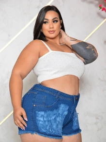 Women Denim Shorts - 52 - 查看 3