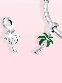 1 Miếng Duy nhất Tinh tế S925 Màu bạc Hoa , Con ong , Cây dừa Đồ treo , DIY Vòng tay Phụ kiện Đối với phụ nữ , Quà kỷ niệm - Bạc - Xem 8