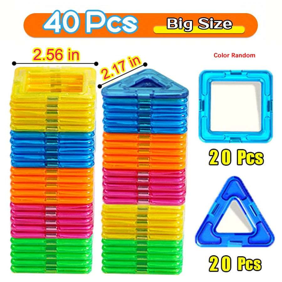 78 Magnetische Buchstaben & Zahlen - Lernspielzeug Für Kinder Bunt