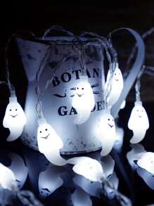 1 件 10/20/40 LED 2/3/6 米固体鬼魂灯串适用于万圣节节日装饰万圣节装饰房间装饰万圣节花园装饰礼物仙女节日装饰节日装饰 - 彩色 - 查看 2