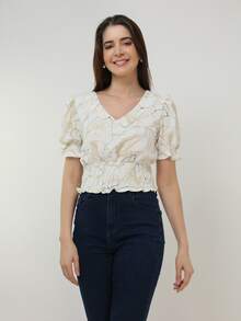 Women Tops - Màu vàng - Xem 1