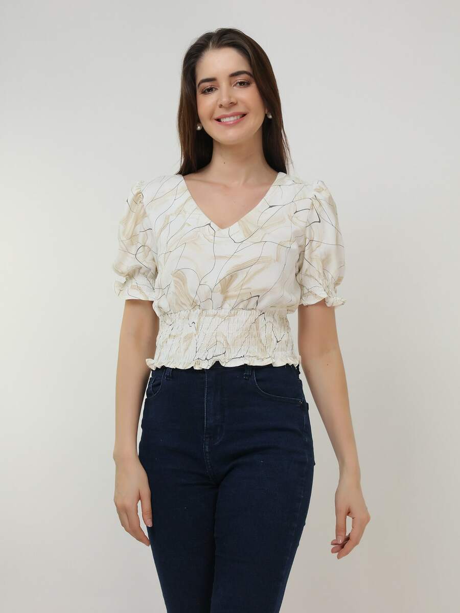 Women Tops - Màu vàng - Xem 1