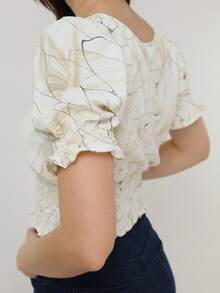 Women Tops - Màu vàng - Xem 7