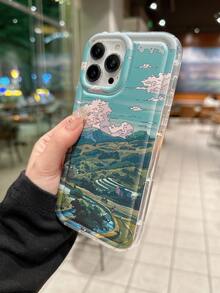 山水圖案手機外殼 - 彩色 - 查看 3