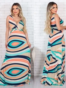 Women Dresses - màu xanh lá - Xem 1