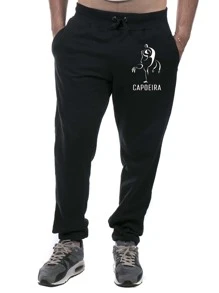 Men Sweatpants - 黑色 - 查看 1