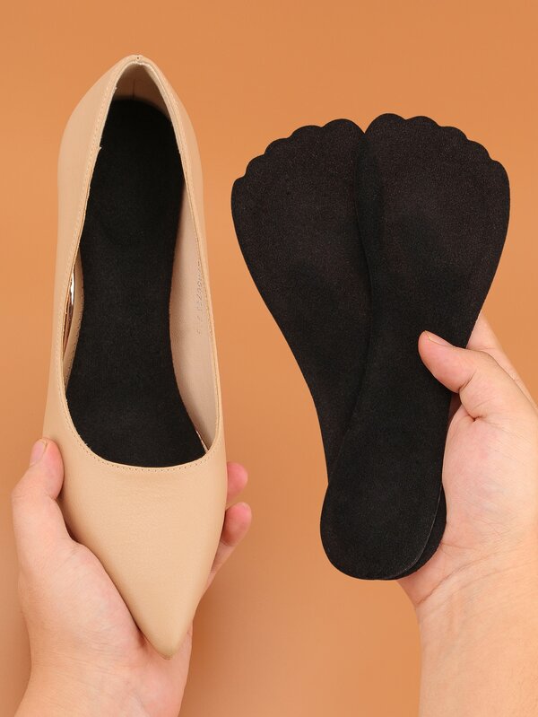 2pcs High Heel Shoe Pads, Slip Resistant, Shock Absorbing, Wear-resistant Insoles