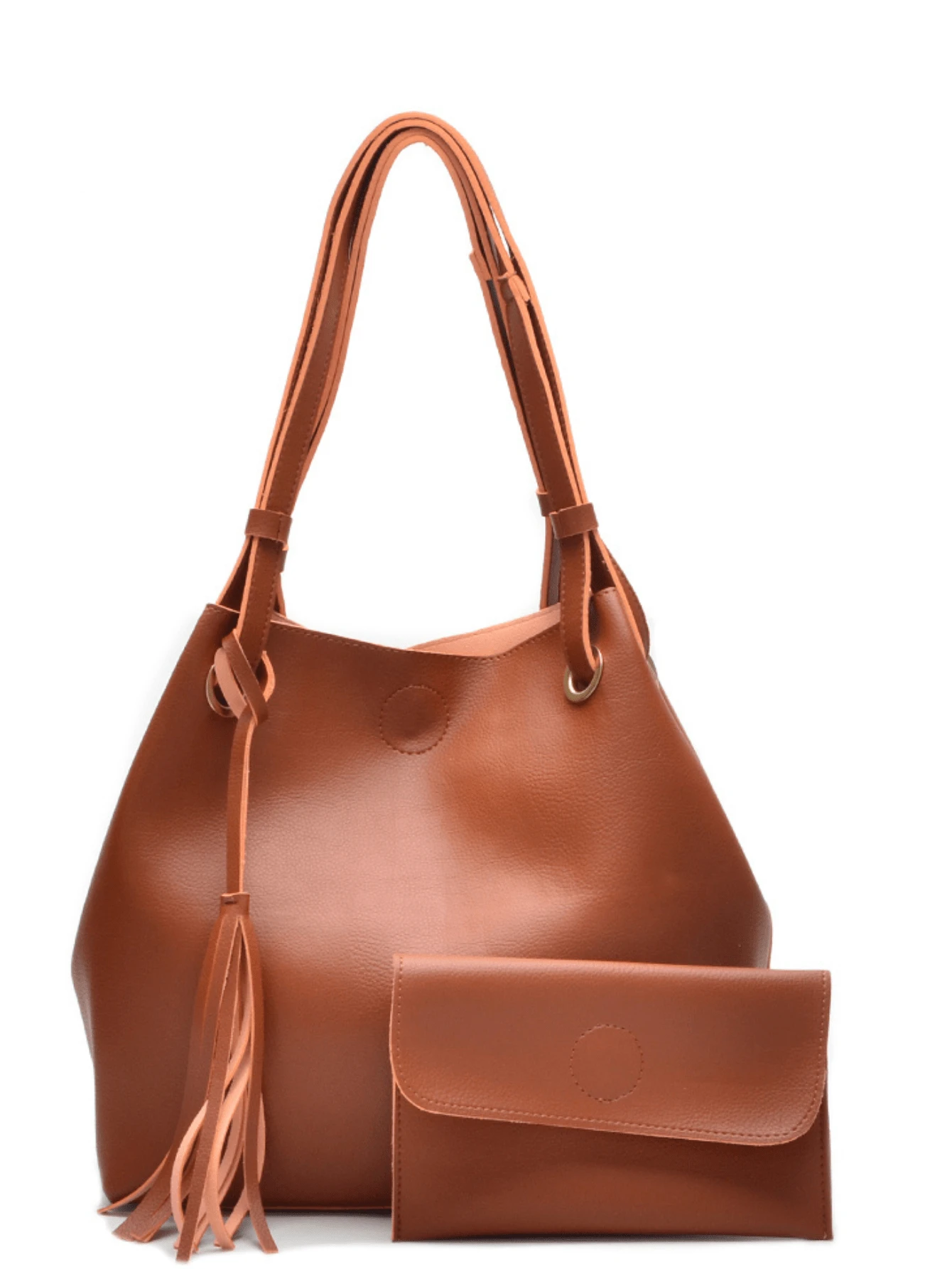 Women Shoulder Bags - 駝色 - 查看 1