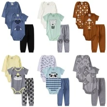 Baby Boys Bodysuits - 淺藍色 - 查看 1