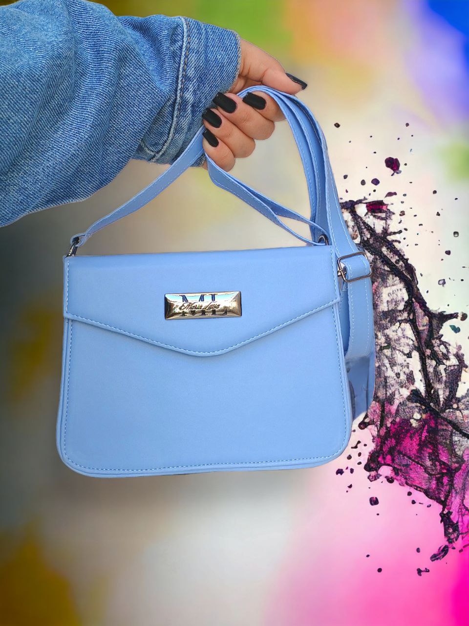 Women Tote Bags - 淺藍色 - 查看 1