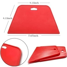 Wallpaper Smoothing Tool Kit Wallpaper Tools for Peel and Stick Contact Paper Hanging Vinyl Backsplash Window Film - White - View 2