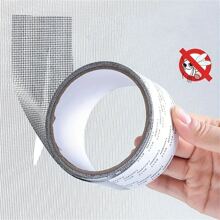 Self-adhesive Window Screen Mosquito Net Repair Tape Window Screen Mesh Sticker /2pcs black - Black - View 2