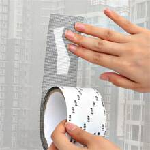 Self-adhesive Window Screen Mosquito Net Repair Tape Window Screen Mesh Sticker /2pcs black - Black - View 1