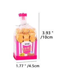 2 piezas Borrador con dibujos animados papas fritas en forma de - Multicolor - Ver 4