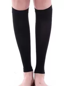 2pcs/Set 480d Compression Leg Sleeves For Summer, Protect Legs, Slimming, Suitable For Running, Horse Riding, Football Etc. Gym Gym Accessories
