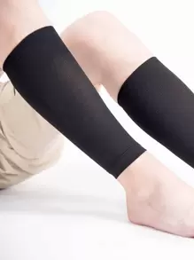 2pcs/Set 480d Compression Leg Sleeves For Summer, Protect Legs, Slimming, Suitable For Running, Horse Riding, Football Etc. Gym Gym Accessories