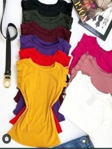 Women Blouses - Đỏ - Xem 2