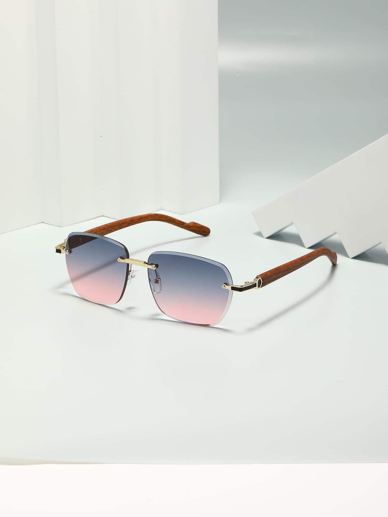 Gafas de Sol para Hombres Decoración Cuadrado - Degradado - Ver 1