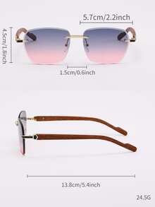 Gafas de Sol para Hombres Decoración Cuadrado - Degradado - Ver 4