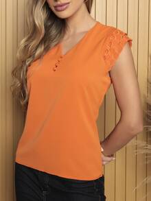 Women Tops - trái cam - Xem 3