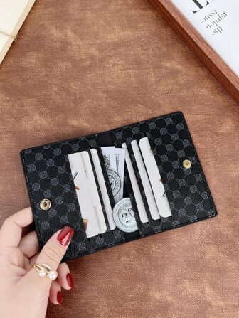 Vintage Kvinnor Pu Plånbok För Kvinnor Myntväska Lättviktsmönster Pengar Kontant ID-kort Kreditkort Bärbar myntficka Liten Plånbok Plånbok Kort plånbok Minimalistiskt Mode Modernt Företag För Jubileum För På Alla Hjärtans Dag För Födelsedagspresent Till Present Till Kvinnor Till Flickor Till Dam För Kvinna Väska Skolmaterial för Skola studentrum & tillbaka till skolan