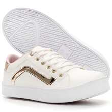 Women Wedge Sneakers - 白色 - 查看 1