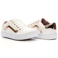 Women Wedge Sneakers - 白色 - 查看 5