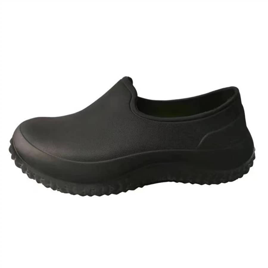 Large Size Non-slip Kitchen Work Shoes Outdoor Casual Low-cut Rain Shoes Water Shoes For Couples - Black - View 1
