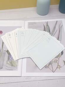 60pcs Small Size Ruled Letter Paper, Thickened Multifunctional Stationery Paper For Students - Multicolor - View 1