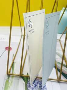 60pcs Small Size Ruled Letter Paper, Thickened Multifunctional Stationery Paper For Students - Multicolor - View 5