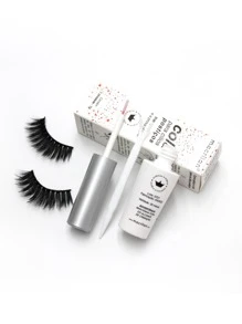 Eyelashes Set - 白色 - 查看 2