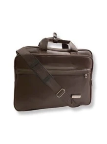 Men Briefcase - Rust Brown - View 3