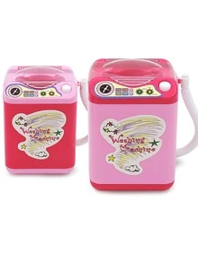 Mini Lavadora para Limpieza de Brochas y Esponjas Portátil - Rosa Fucsia - Ver 5