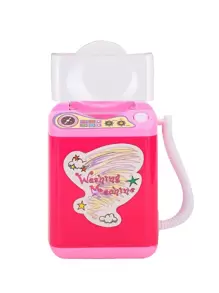 Mini Lavadora para Limpieza de Brochas y Esponjas Portátil - Rosa Fucsia - Ver 1